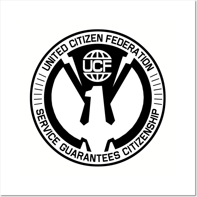 Starship Troopers United Citizen Wall Art by PopCultureShirts